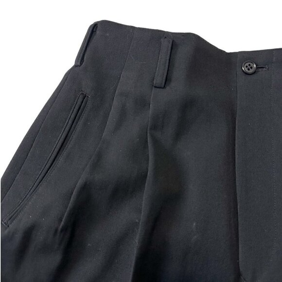Vintage Atsuro Tayama Black Wool Trouser Pants, Vintage from 90s, Size M - Picture 10 of 13